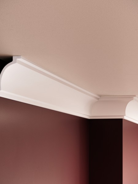 Cornisa decorativa din polimer rigid C12 - 5x7x200 cm