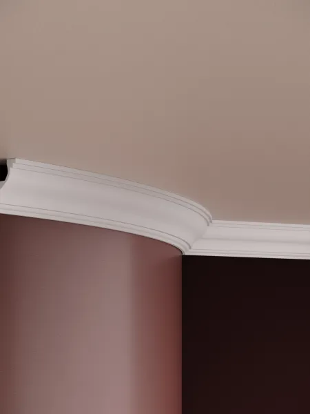 Scafa decorativa din poliuretan flexibil ES9F - 4.5x4x200 cm